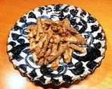 お酒のお供に♪たたき牛蒡を胡麻胡桃味噌で作り方6写真