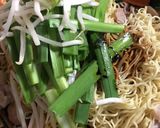 オイスターソース味上海焼きそば作り方6写真