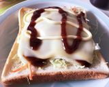 簡単！お好み焼きトースト作り方5写真
