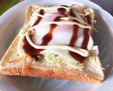 簡単！お好み焼きトースト作り方4写真