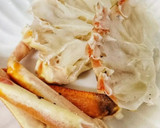 かにの取り難い部分で　かにの炊き込み炒飯作り方1写真