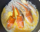 かにの取り難い部分で　かにの炊き込み炒飯作り方5写真