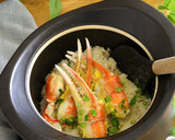 かにの取り難い部分で　かにの炊き込み炒飯作り方6写真
