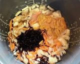 雲丹と芽ひじきの炊き込みご飯作り方5写真