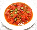 完熟トマトの青じそ人参ドレッシングがけ作り方7写真