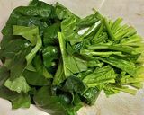 ほうれん草の卵炒りつけ作り方1写真