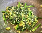 ほうれん草の卵炒りつけ作り方5写真