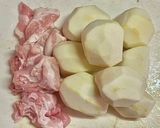 里芋と豚バラ肉のカレーうま煮作り方1写真
