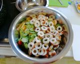 ちくわ入りマカロニサラダ（大量）作り方5写真