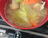 具だくさん！野菜の味噌汁作り方3写真