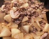 大根と豚肉の炒め煮作り方4写真
