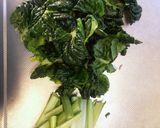 ターサイと舞茸、ベーコンのオイスター炒め作り方1写真