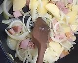 ブロックベーコン入りポテトグラタン作り方1写真