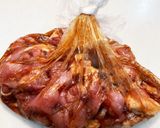 残ったお餅で！照り焼きチキンマヨ餅ピザ作り方2写真