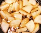 大根と鳥モモ肉ですき焼き風鍋作り方3写真