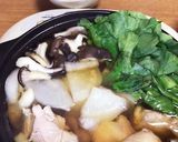 大根と鳥モモ肉ですき焼き風鍋作り方4写真