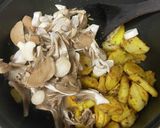 里芋とキノコのサブジ（カレー炒め）作り方6写真