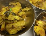里芋とキノコのサブジ（カレー炒め）作り方7写真
