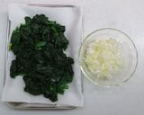 ちぢみほうれん草とかにかまのねぎ塩サラダ作り方3写真