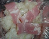オニオンとベーコンの洋風さつまあげ♪作り方3写真