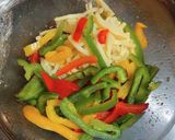 レンチン青椒肉絲作り方6写真
