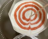 話題の雪崩ケーキ＊フィルムケーキ苺作り方17写真