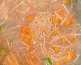 レンコン・オクラ・きのこの栄養満点味噌汁作り方3写真
