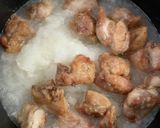 鶏肉となすのみぞれ煮作り方4写真