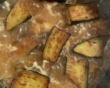 鶏肉となすのみぞれ煮作り方5写真