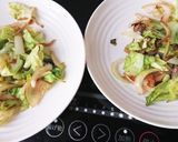 キャベツと玉ねぎのオリーブオイル塩炒め☆作り方3写真