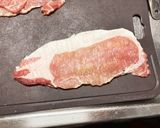とろけるチーズと大葉のミルフィーユカツ作り方5写真