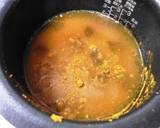 鯖缶と春菊の味噌カレー炊き込みご飯作り方2写真