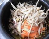 鯖缶と春菊の味噌カレー炊き込みご飯作り方3写真