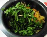 鯖缶と春菊の味噌カレー炊き込みご飯作り方4写真