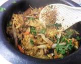 鯖缶と春菊の味噌カレー炊き込みご飯作り方5写真