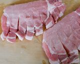 ハニーマスタードしょうゆのポークステーキ作り方1写真