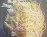 ごろっとベーコンのペペロンチーノ作り方9写真