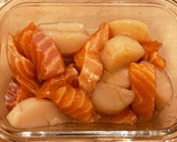 絡み合うマヨが最高！海鮮漬け丼作り方3写真