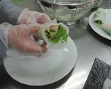 青パパイヤの生春巻き作り方8写真