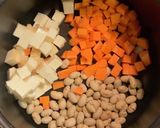 【節分であまりがち】厚揚げ桝で福豆の煮物作り方3写真