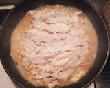 長ネギと豚肉のミルフィーユ酒蒸し焼き作り方2写真