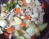 豚肉と聖護院大根の煮物作り方5写真
