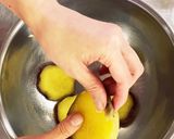 りんごとさつまいものチーズケーキ作り方9写真