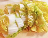 娃々菜と豚バラの塩ダレあんかけ風炒め作り方2写真