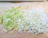 超簡単！白菜と豆腐のうどんモダン焼き！作り方1写真