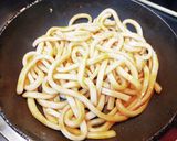 超簡単！白菜と豆腐のうどんモダン焼き！作り方4写真