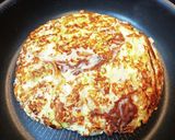 超簡単！白菜と豆腐のうどんモダン焼き！作り方8写真
