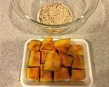 レンジで☆かぼちゃのミルク煮作り方1写真