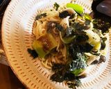 九条ネギの和風パスタ作り方8写真