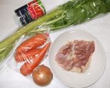 セロリスープ♪簡単葉っぱは高血圧に良い作り方1写真